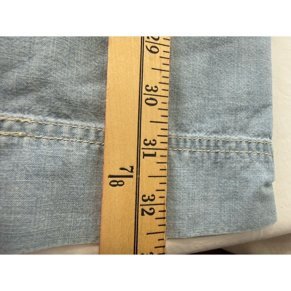 Madewell Women’s Chambray Lace-Up Shift Dress Blue XXS - Picture 9 of 9